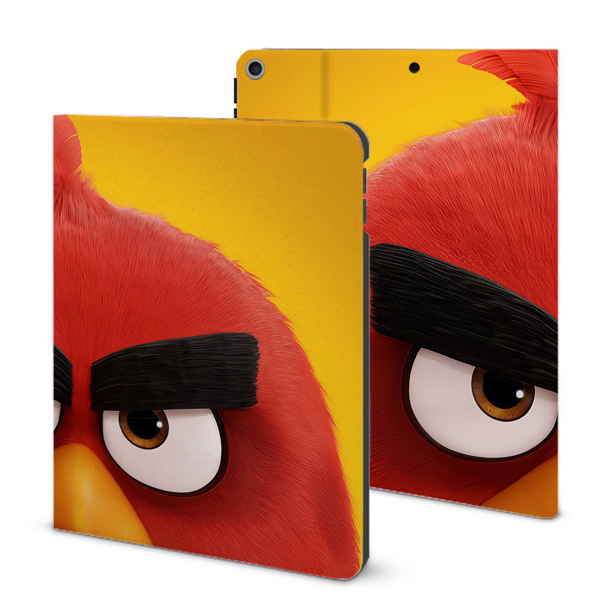 （画像用） Angry Birds アングリーバード IPad ケース ブック型 PUレザー TPU 耐衝撃 軽量 薄型 ペン収納なし 全面保護 IPad 各モデル対応